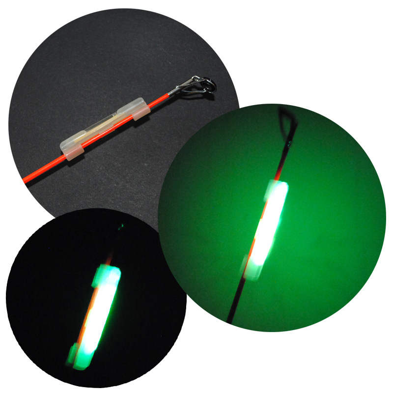 Fishing Rod Repair Kit - 8pcs/lot Luminous Lightstick Holder NEW Night