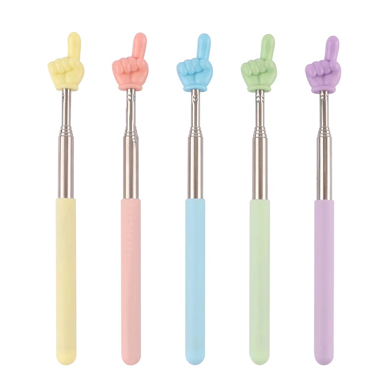 Fishing Rod Telescopic - Macaron Retractable Teacher Pointer Rod Finger