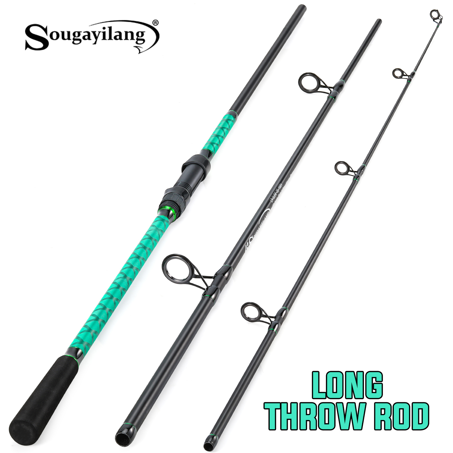 Fishing Rod Surf - Sougayilang Carp Fishing Rod 3 Sections