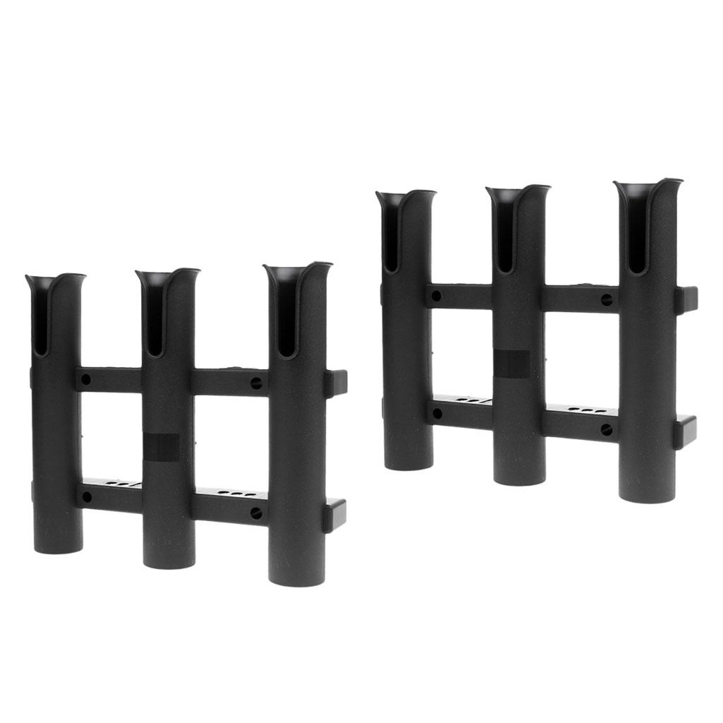 Fishing Rod Boat - Black PP Fishing Rod Holder Rack