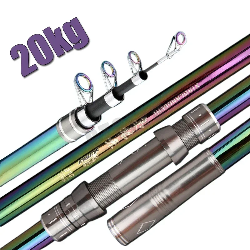 Fishing Rod Surf - 2.1m-4.5m Telescopic Spinning Fishing Rod Color