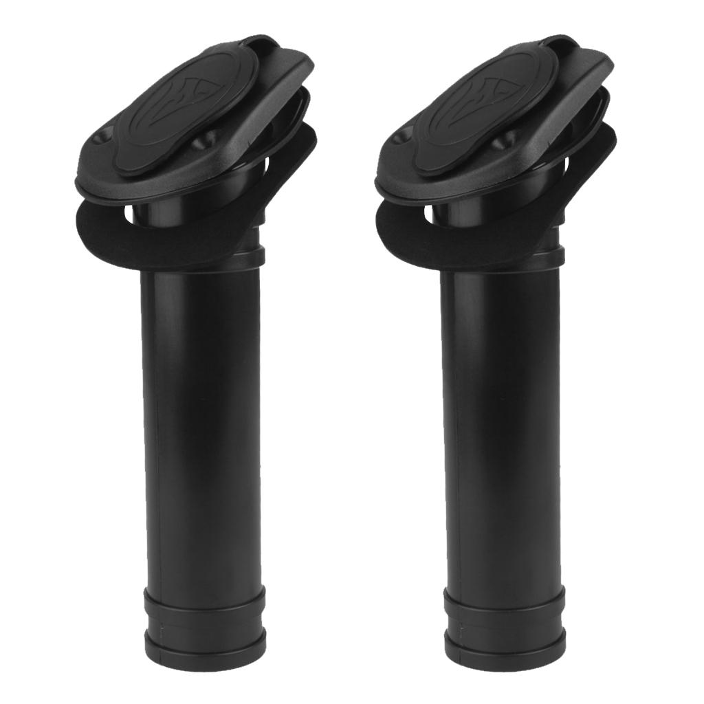 Fishing Rod Boat - Black Nylon Boat Rod Holders Flush
