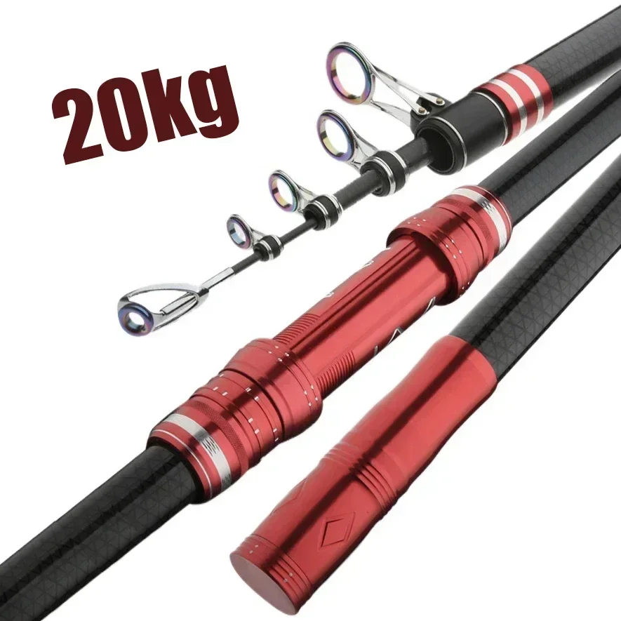 Fishing Rod Surf - 2.7m 3.6m 3.9m 4.5m Telescopic Fishing