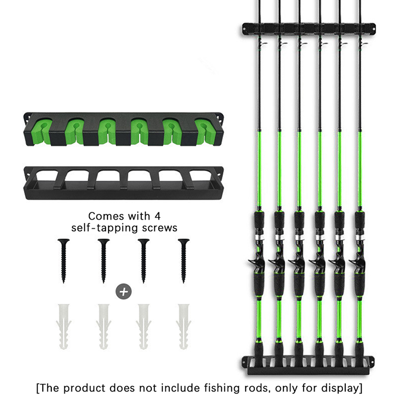 Fishing Rod Repair Kit - New Fishing Rod Holders 6-Rod Rack