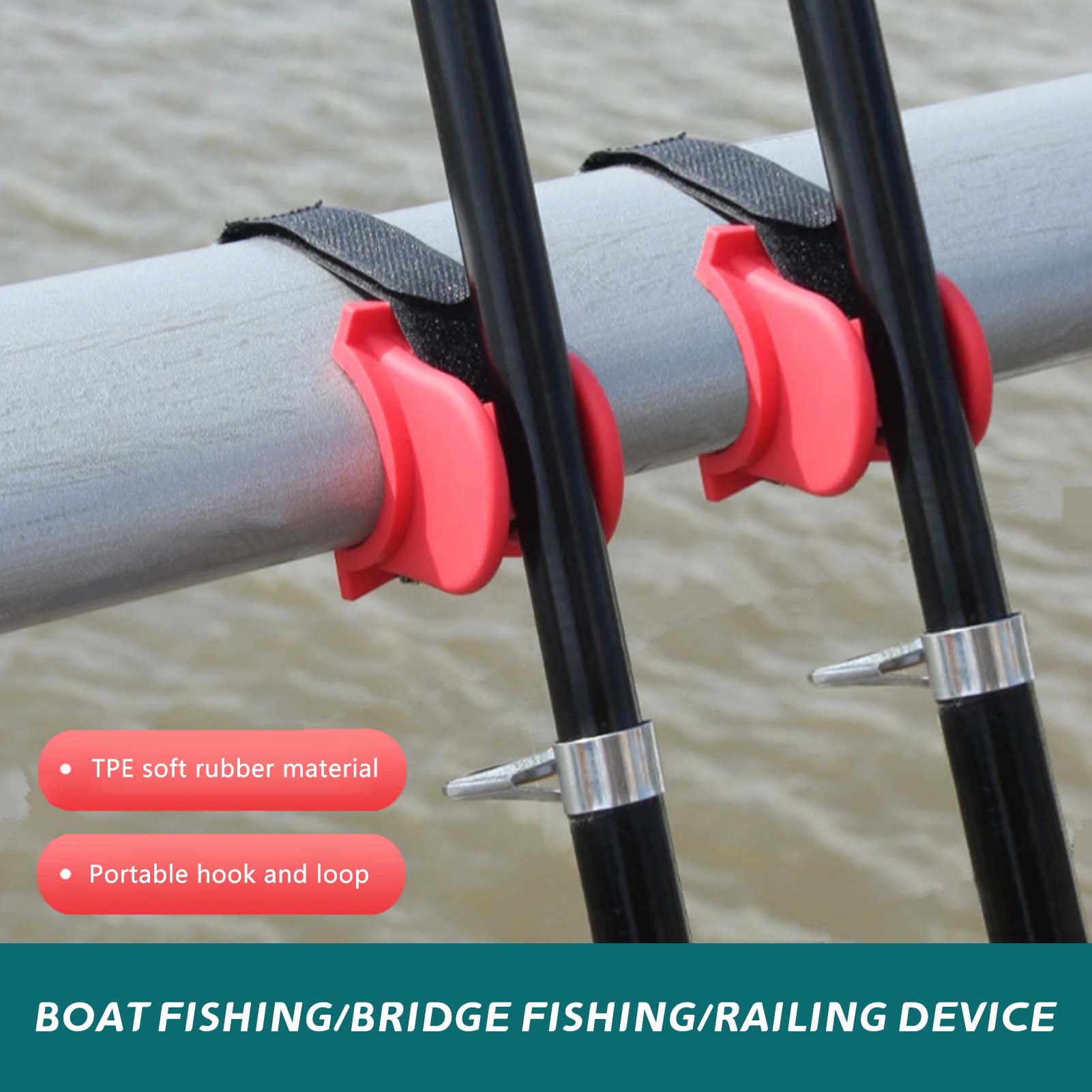 Fishing Rod Boat - U-Shaped Boat Fishing Rod Holder with