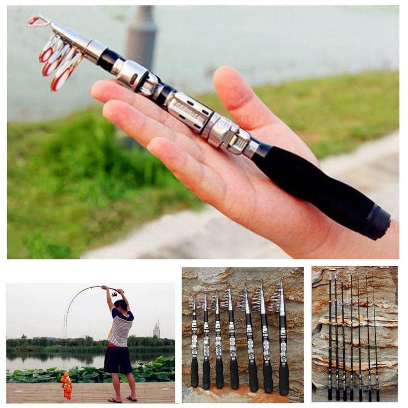 Fishing Rod Travel - 1M Adjustable Telescopic Fishing Rod Practical
