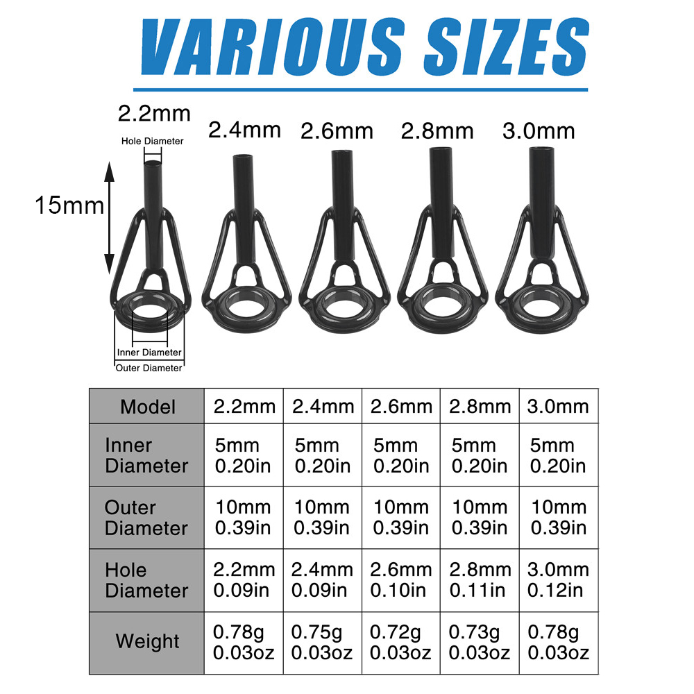 Fishing Rod Guides Fishing Rod - Fishing Rod Tip Replacement 评论和价格