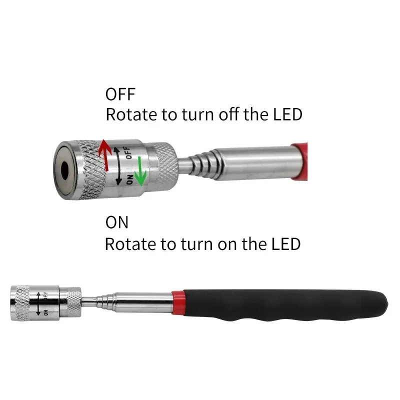 Telescopic Magnetic Pen with L - Fishing Rod Travel 评论和价格