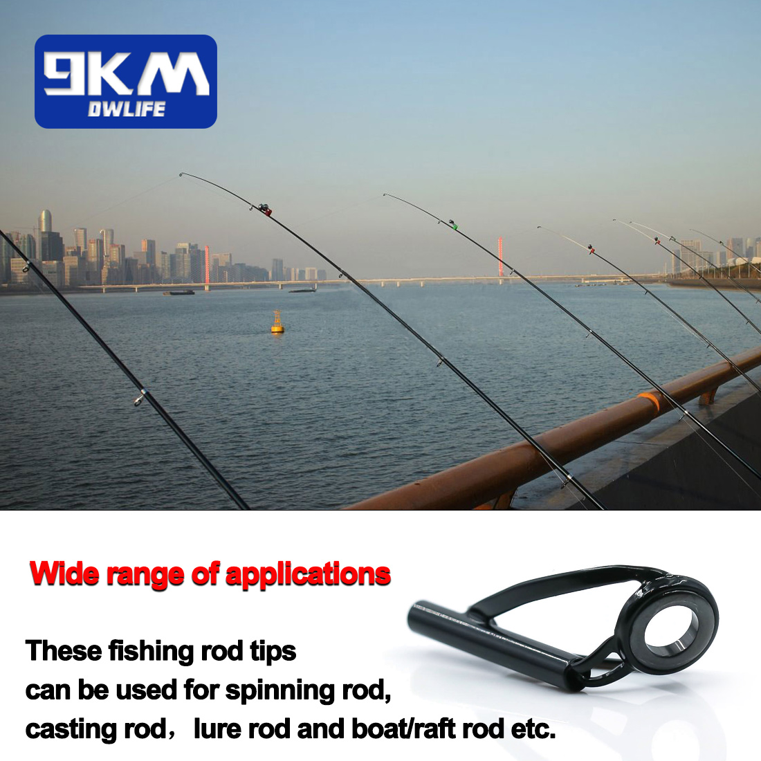 Fishing Rod Guide Tip Repair K - Fishing Rod Tip Replacement 评论和价格