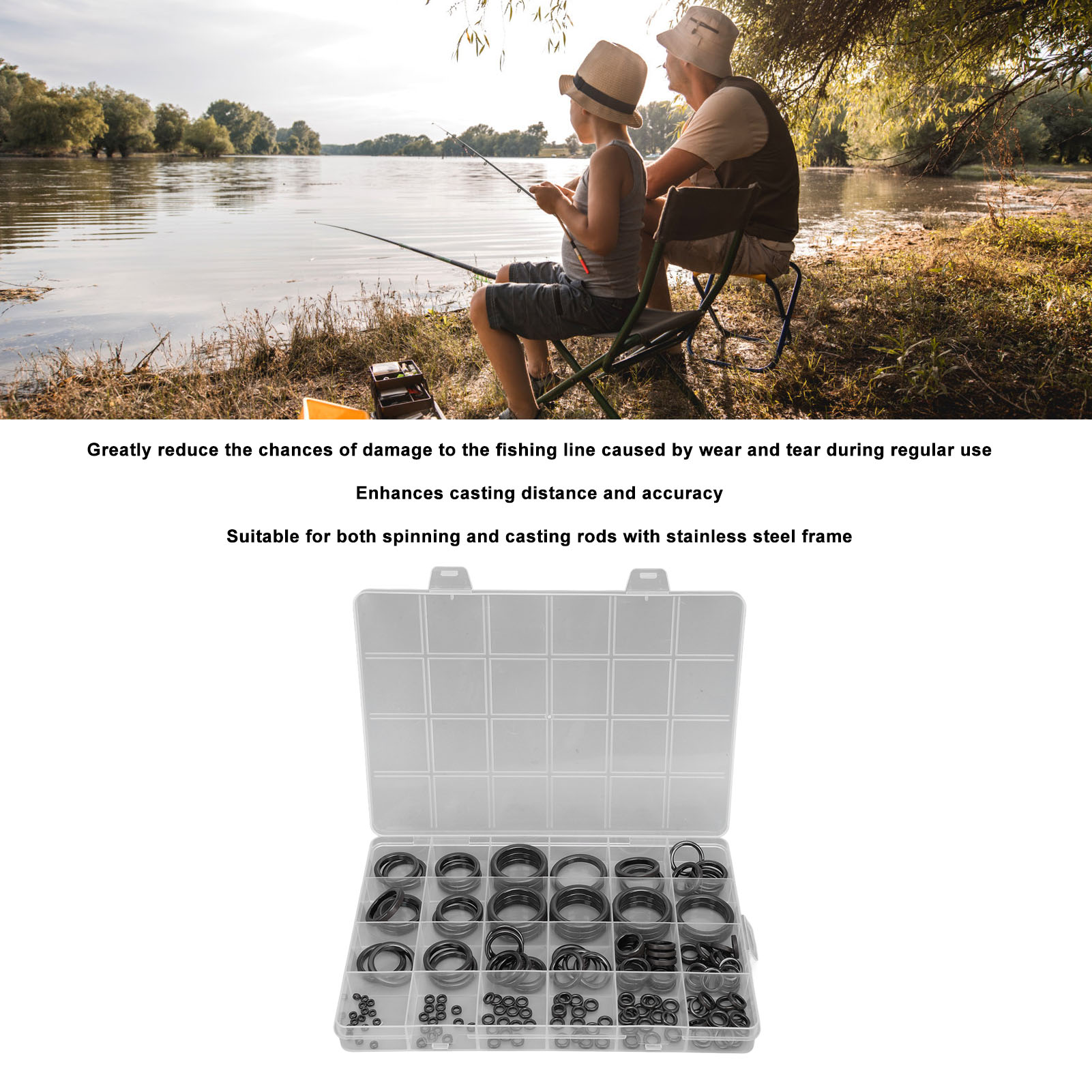 Fishing Rod Guide Repair Kit F - Fishing Rod Repair Kit 评论和价格