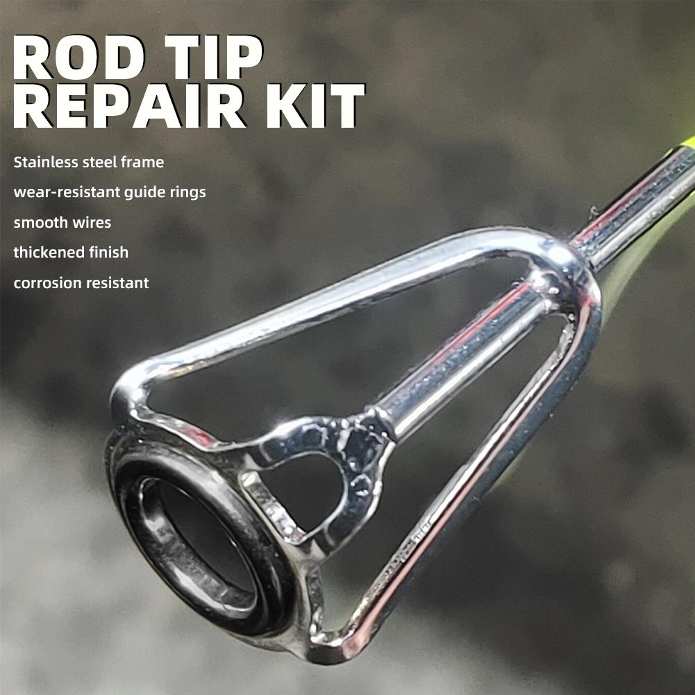 Rod Tip Repair Kit 10pcs Fishi - Fishing Rod Tip Replacement 评论和价格