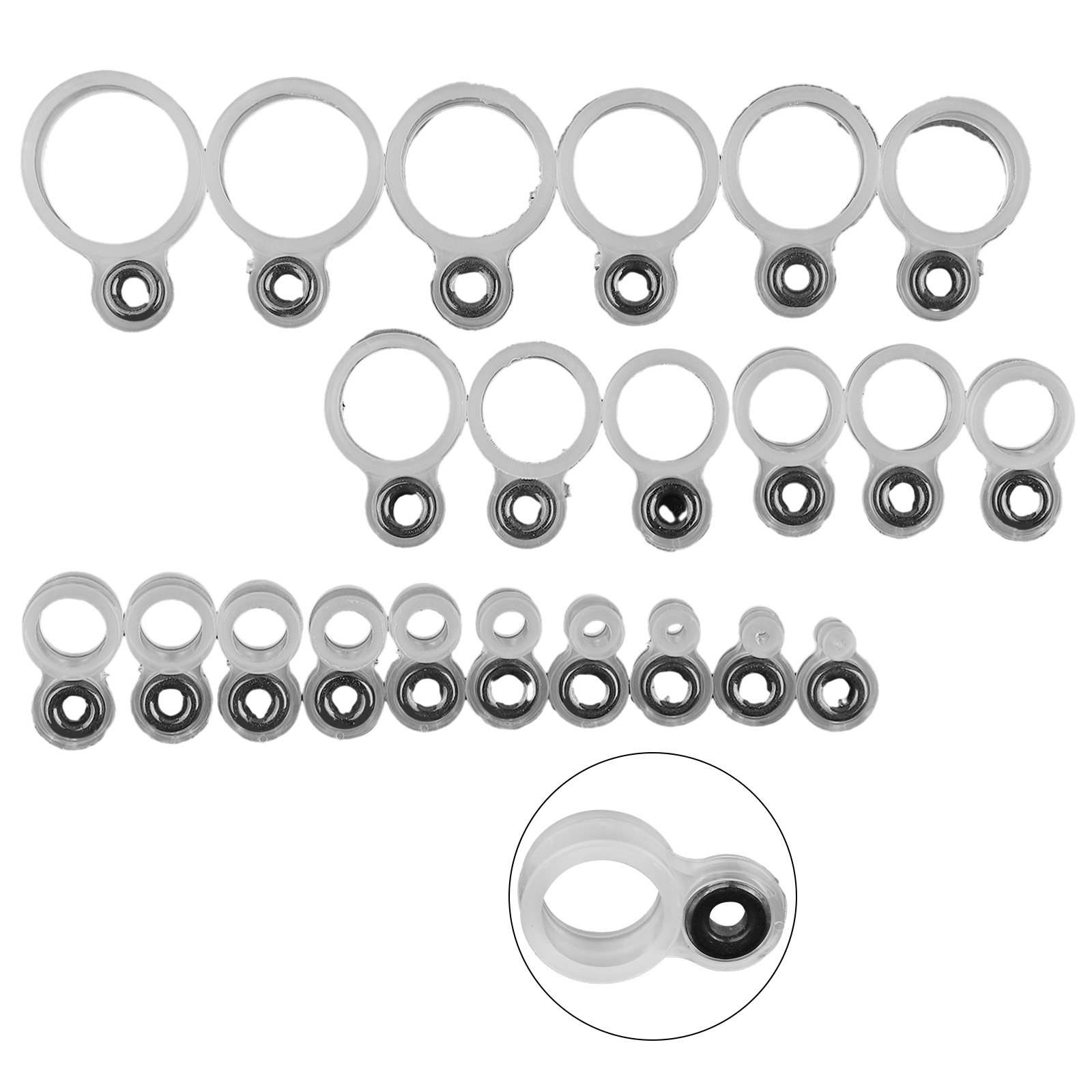 14/22Pcs Fishing Rod Eyelet Re - Fishing Rod Tip Replacement 评论和价格