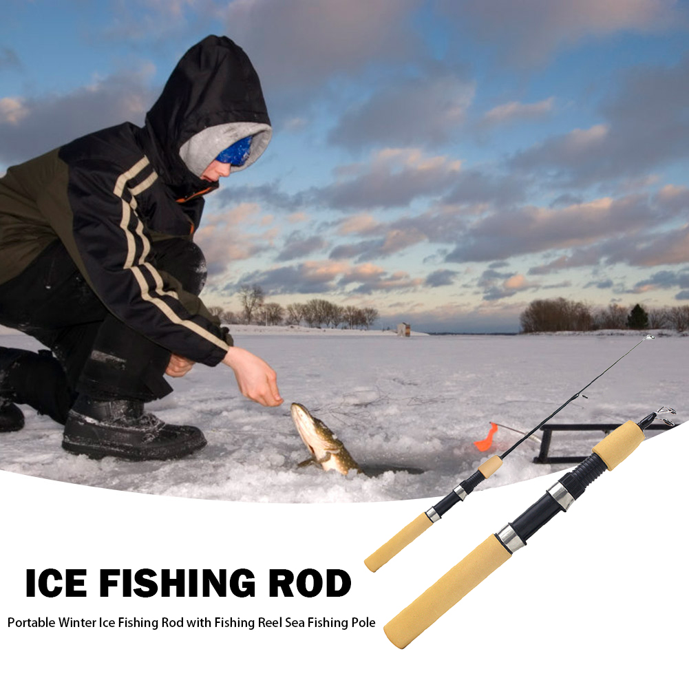 Ice Fishing Rod Portable Spinn - Fishing Rod Ice 评论和价格