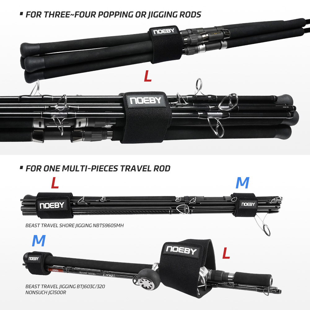 NOEBY Fishing Rod Strap Wide P - Fishing Rod Spinning 评论和价格