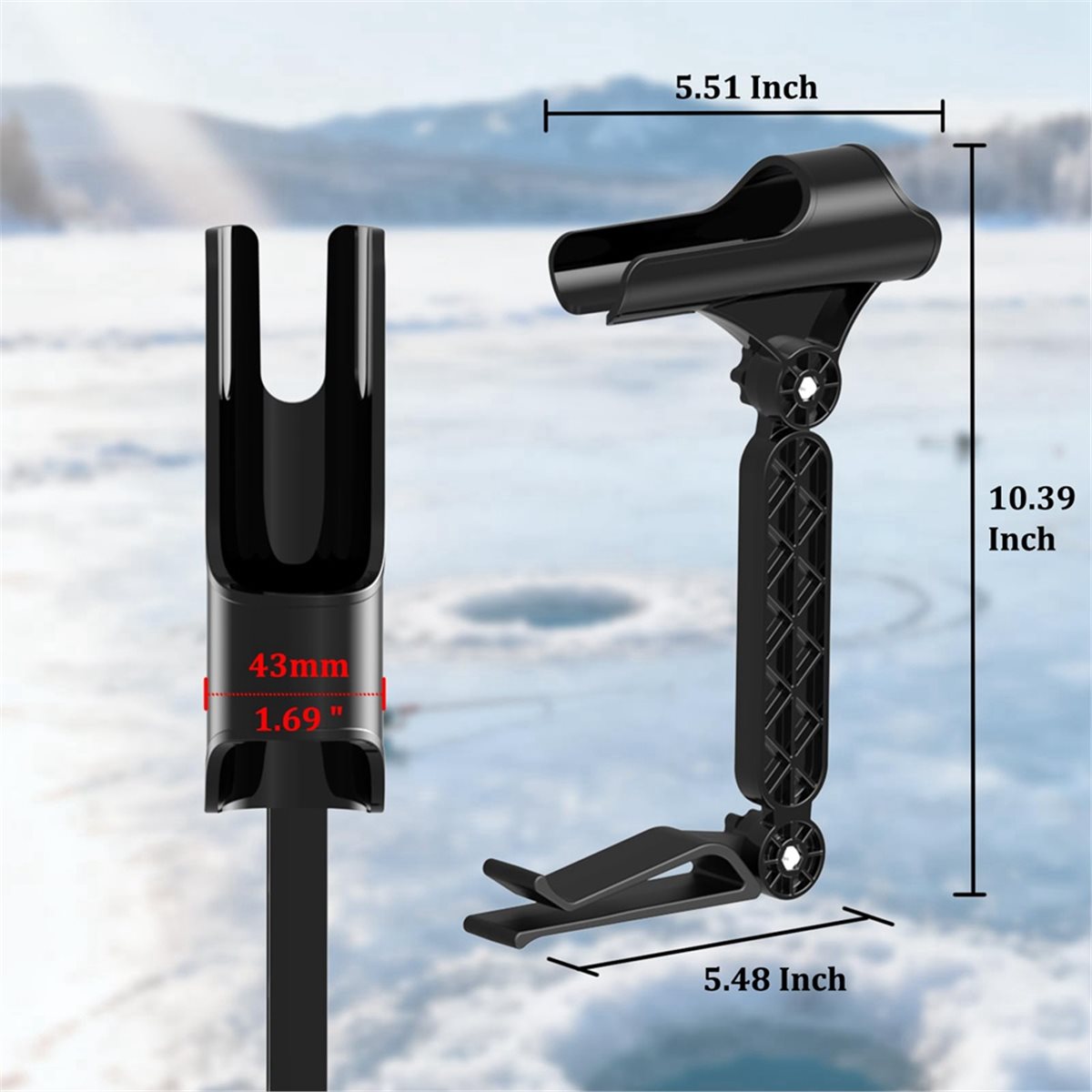 POPULAR-2pcs Adjustable Bucket - Fishing Rod Holder 评论和价格
