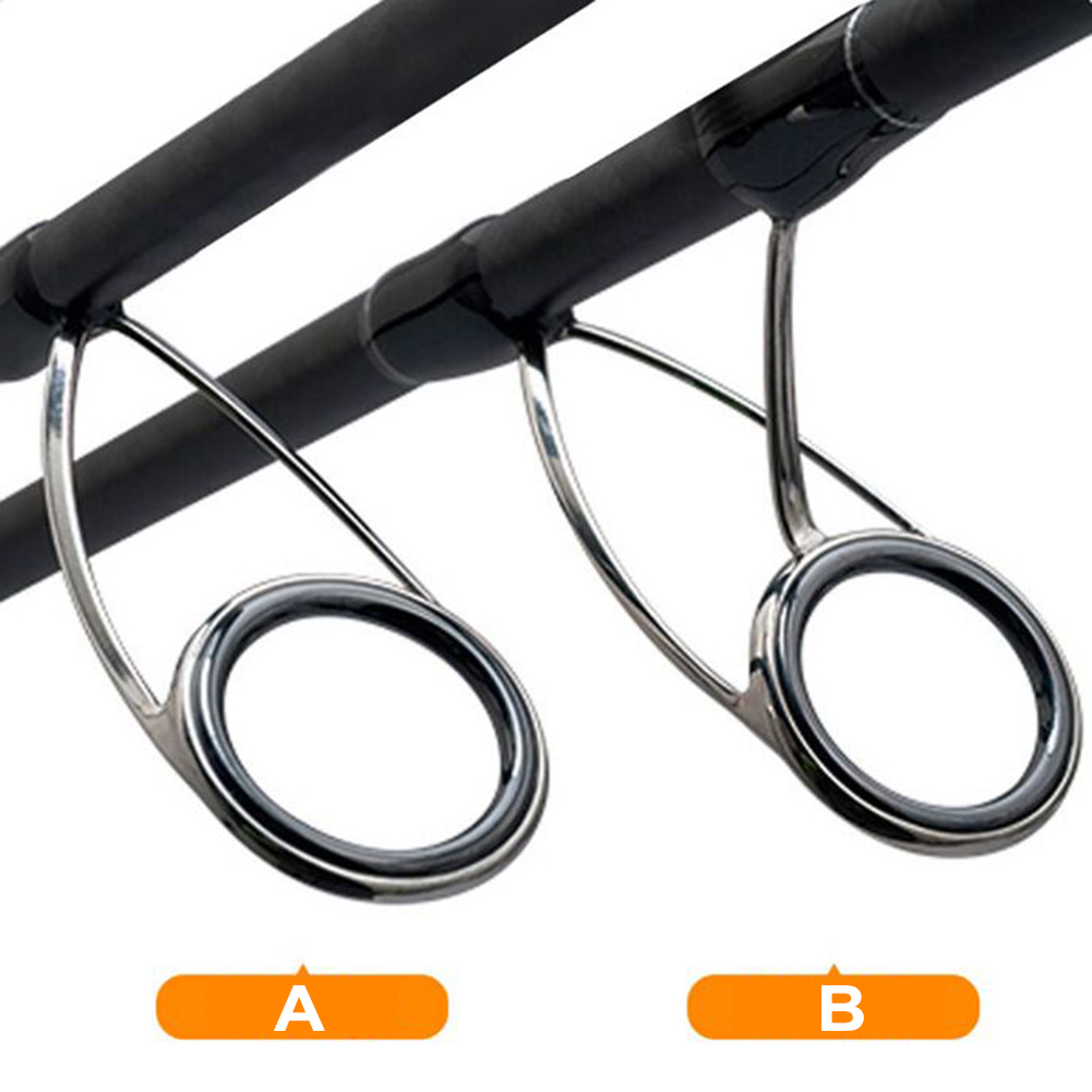 9 Pcs Fishing Rod  Guide Ceram - Fishing Rod Tip Replacement 评论和价格