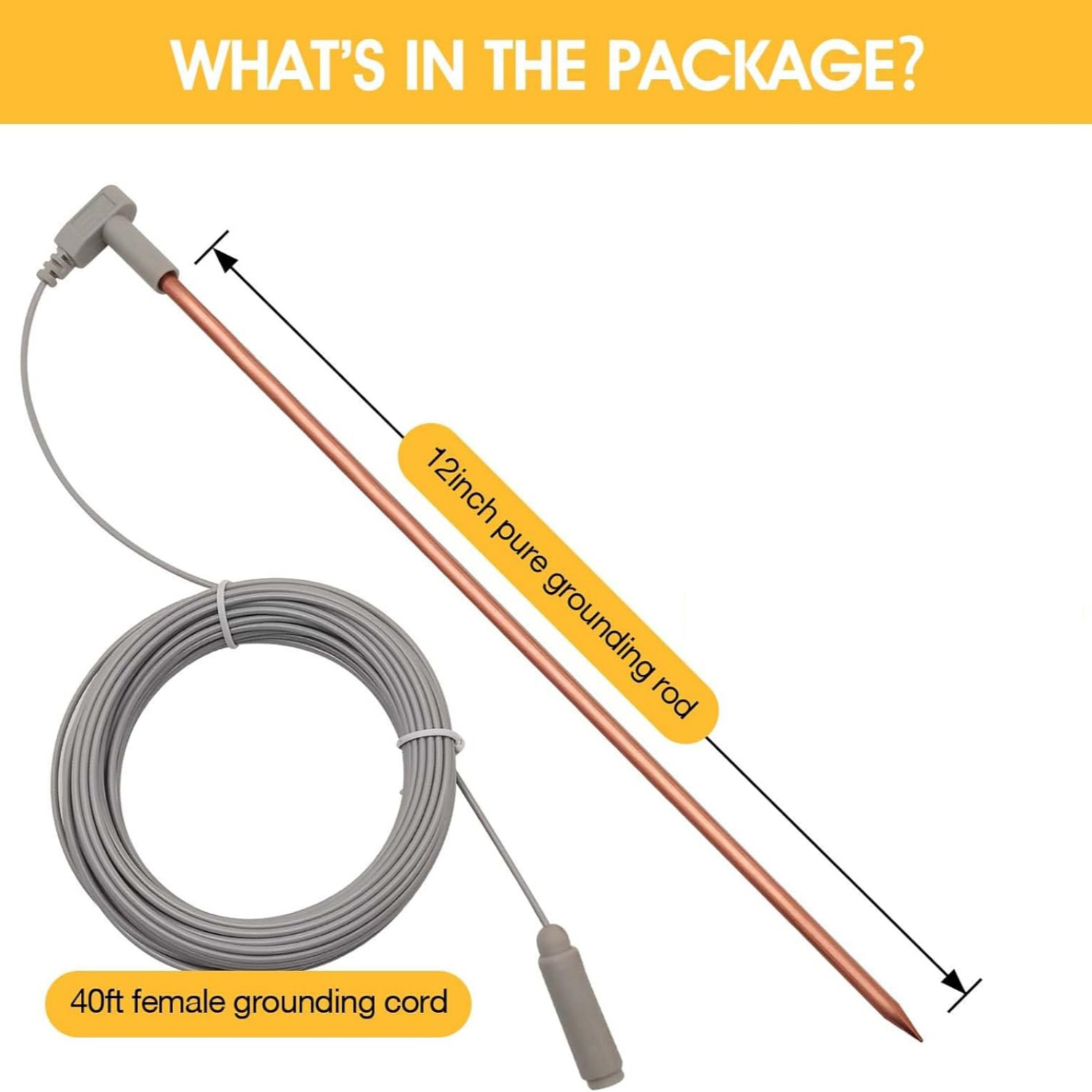 Copper Ground Rod with 40 ft/1 - Fishing Rod Travel 评论和价格