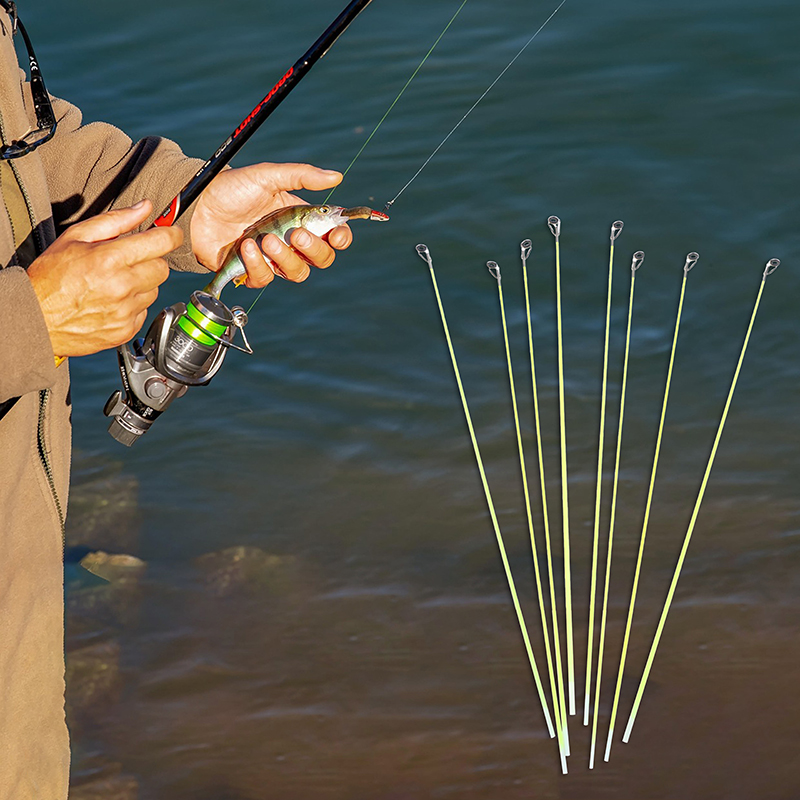 5Pcs 42CM Boat/Raft Rod Tip Sp - Fishing Rod Repair Kit 评论和价格