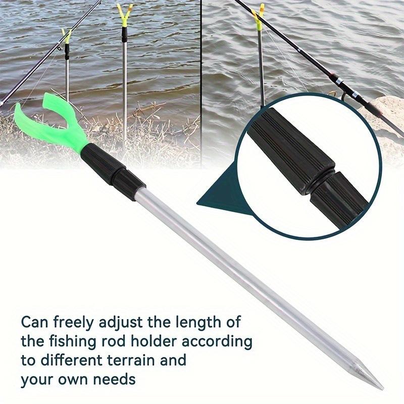 Retractable Aluminum Alloy Fis - Fishing Rod Rack 评论和价格