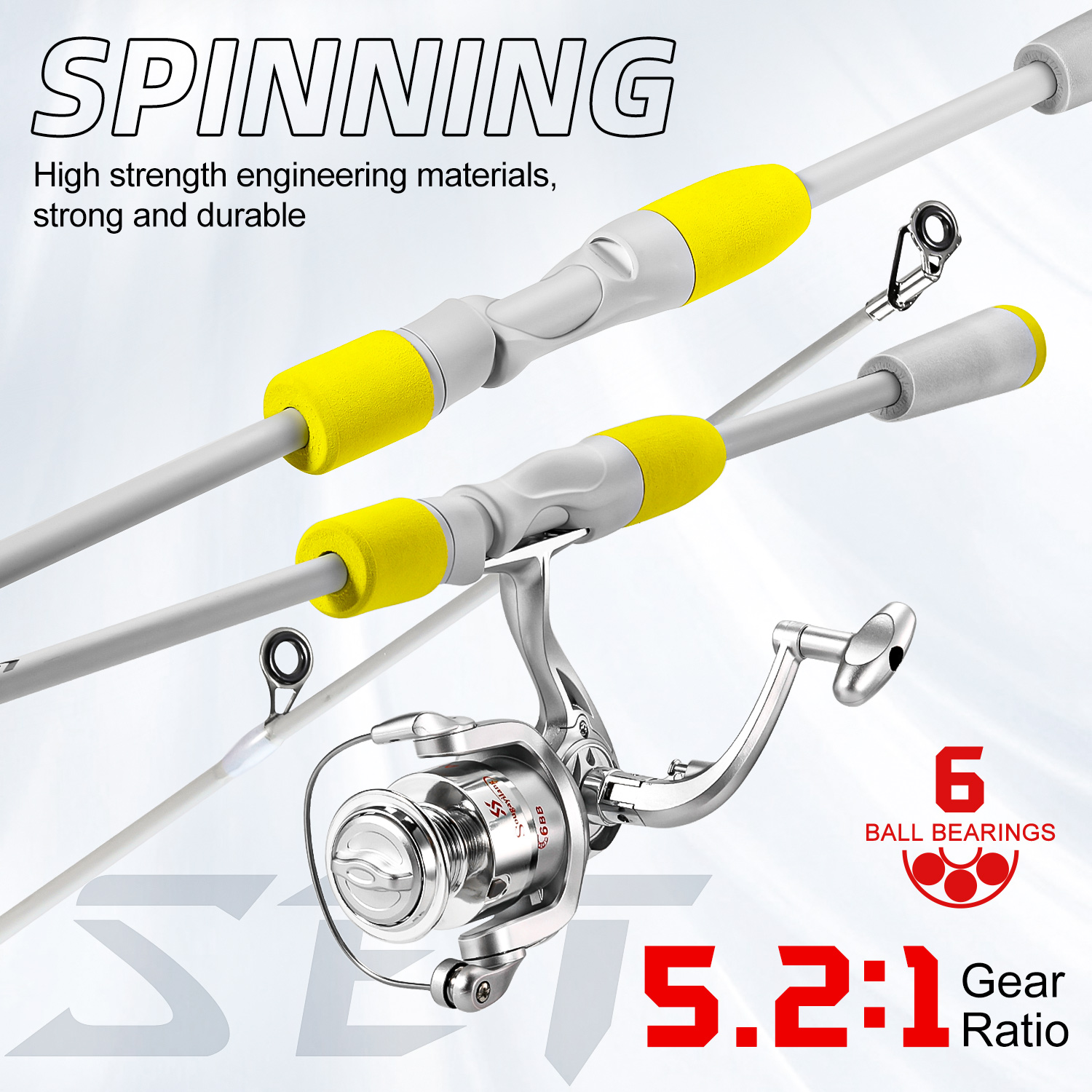 Sougayilang 2section Spinning  - Fishing Rod Carbon Fiber 评论和价格