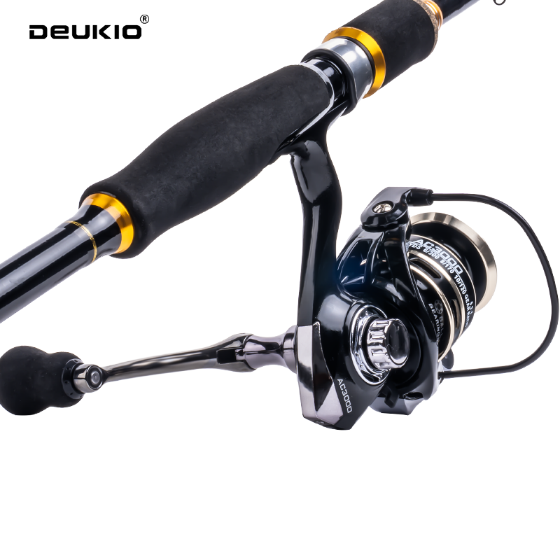 DEUKIO Fishing Rod Reel Combo  - Fishing Rod Carbon Fiber 评论和价格