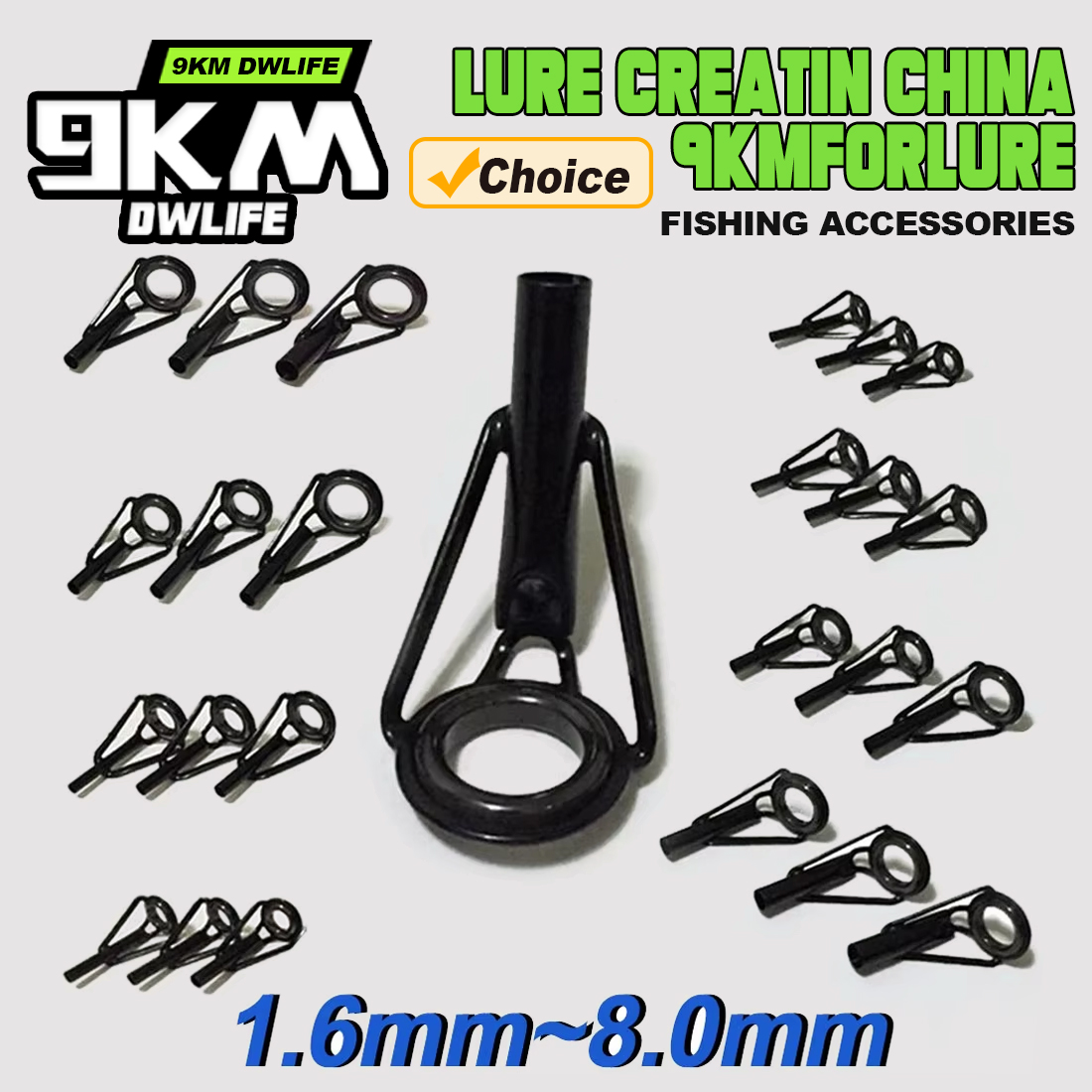 5Pcs Fishing Rod Tip Guides Re - Fishing Rod Tip Replacement 评论和价格